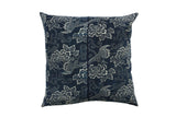 Large Katazome Pillow - Tsuru -  (20 x 20")